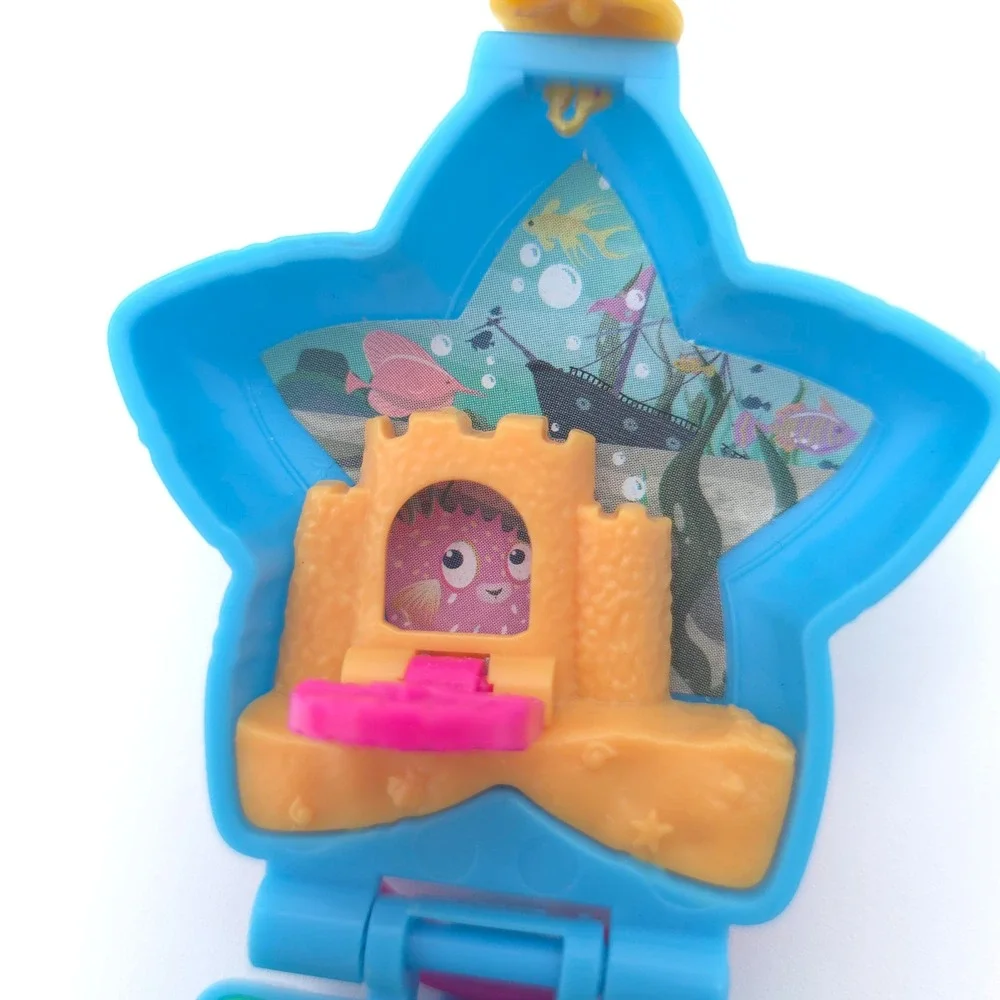 Polly Pocket Tiny Pocket Star Mermaid Mini Toy Mattel Blue Nostalgia 1990s Style